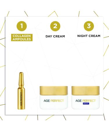 L'Oreal Paris Age Perfect Retightening Collagen Ampoules For Mature Skin X7 - Buy Online on SooperMarket.com