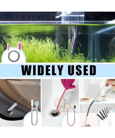 Drain Cleaning Brush Flexible Cleaning Tool Multi-Size Combo Set Flexible Drain Brush Clogging Removal Brush Flex Two-End Long Brush 3 Pack - Unclog Your Sink with Ease - Buy Online on SooperMarket.com