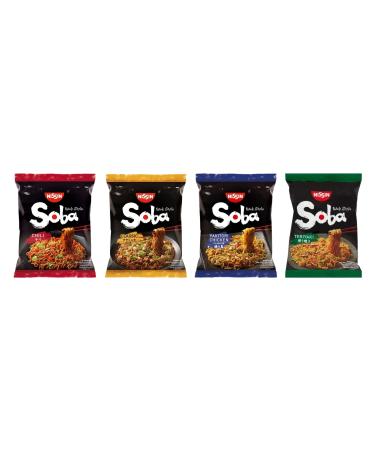Nissin Soba Fried Instant Noodles Wok Style (Pack of 27) Customise Your Assorted Flavours