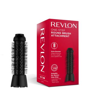 Revlon One-Step Round Brush Attachment Black Black Round Brush Attachment