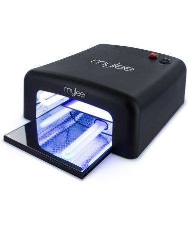 MYLEE UV Gel Nail Curing Lamp 36 Watt Fast Drying Gel Polish Manicure & Pedicure Removable Tray 120-Second Preset Timer 4 x 9W UV Bulbs (Included) UK Plug (Black) - Buy Online on SooperMarket.com