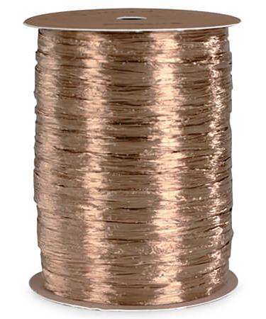 Pearlized Raffia Ribbon Roll 100 Yards for Kraft Packaging and Decoration (Kraft)