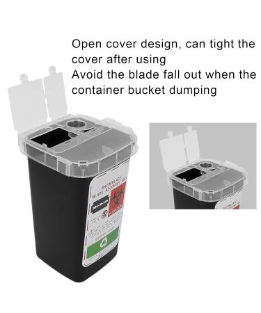 Large Capacity Blade Dispenser Etui | Hairdressing Salon Storage Container - Safe Blade Disposal for Salons (BlcAK) - Buy Online on SooperMarket.com