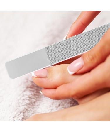 Callus Remover for Feet Heel Scraper Nail File - Foot File Pedicure Tool Foot Scraper Glass Pedicure Foot Buffer for Cracked Heels & Dead Skin - Buy Online on SooperMarket.com