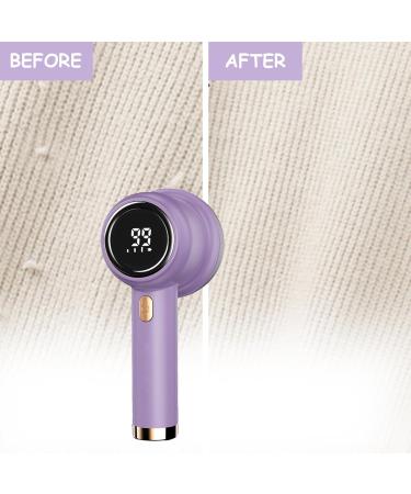 Electric Lint Remover - 3-Speed Fabric Shaver with LED Display | Portable Debobbler 6 Cutter Leaves & 3 Replacement Cutters - Ideal for Clothes Care - Buy Online on SooperMarket.com