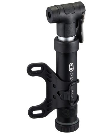CRANKBROTHERS Gem Bike Hand Pump - Short/Long Dual Piston Pump, Presta/Schrader, High Volume and High Pressure Hand Pump Midnight