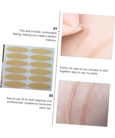 WOFASHPURET 40 sheets Patch Double-edged Invisible Sticker Tape Lace Decal Sticky Mesh Trace Traceless Eyelid - Buy Online on SooperMarket.com