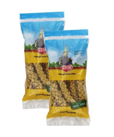 Kaytee 2 Pack Of Natural Millet Spray For Birds Original Version