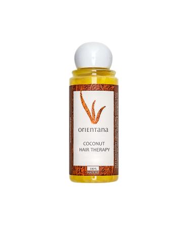 Orientana - Hair Therapy Coconut | Amla & Neem | 99.9% Natural & Vegan | Split Ends Hair Loss & Growth Treatment | Anti Dandruff & Damaged Hair Strengthener - 105ml