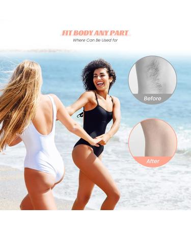 Reusable Crystal Hair Eraser for Women and Men - Painless Exfoliation Tool - Pink - Buy Online on SooperMarket.com