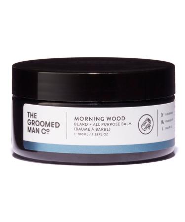 The Groomed Man CO Morning Wood Beard Balm 3.38 Oz The Groomed Man
