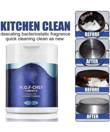 Mof Chef Cleaner Powder-Heavy Oil Stain Powder Cleaner All Purpose Stain Remo 500g - Buy Online on SooperMarket.com