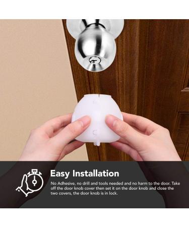 EUDEMON 6 Pack Baby Safety Door Knob Covers - Childproof Door Knob Locks - Buy Online on SooperMarket.com