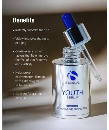 iS CLINICAL Youth Serum - Anti-Aging Collagen Serum for Face: Hydrating & Brightening - Buy Online on SooperMarket.com