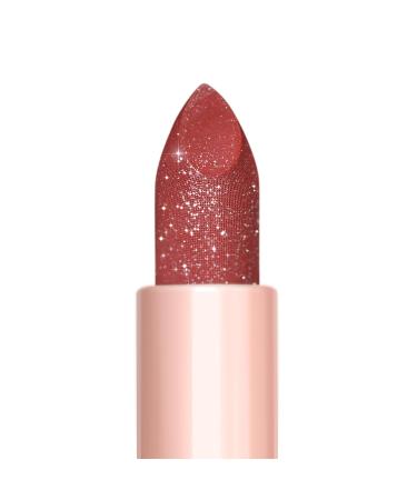 Oulac Diamond Lustre Lipstick Rosa - Highly Pigmented Vegan Long-Lasting Moisturizing Formula - D04 Brunt Rose for Striking Lip Makeup - Buy Online on SooperMarket.com