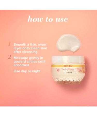 Burt's Bees Truly Glowing Replenishing Gel Face Cream Face Moisturizer for Normal and Combination Skin 99% Natural Origin Developed with Dermatologists 51g Gel Cream With Hydrate and Glow Complex - Buy Online on SooperMarket.com