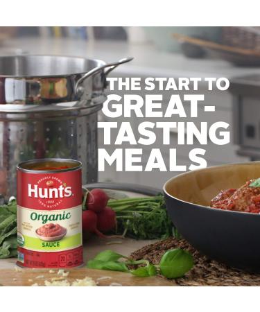 Hunt's Organic Tomato Sauce 15 oz 12 Pack - Keto Friendly | Buy Online - Buy Online on SooperMarket.com