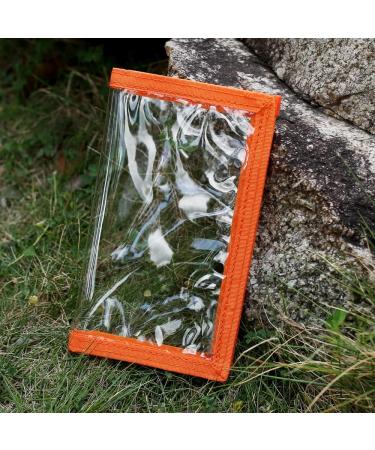 Fishing Lure Wraps 4 Pack - Clear PVC Bait Hook Covers for Safe Fishing - Medium Orange - Buy Online on SooperMarket.com