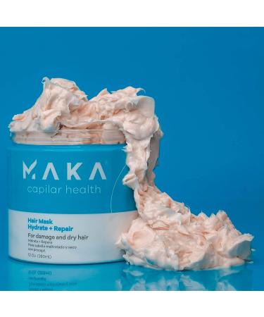 Maka Capilar Health Hydrating Hair Mask - Repair Damaged & Dry Hair - 12 Fl oz - Buy Online on SooperMarket.com