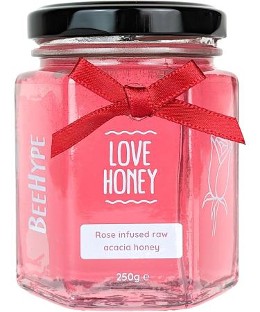 BeeHype - Love Honey Limited Edition Fusion of Raw Acacia Honey with Rose Oil 6 x 250g Love Honey Pack of 6 - Buy Online on SooperMarket.com