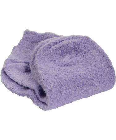 BambooMN Women's Purple Aloe Infused Fuzzy Nylon Socks - Small | Soft Comfortable & Eco-Friendly - Buy Online on SooperMarket.com