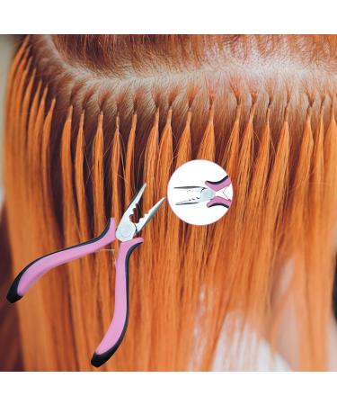 JNAWA Mini Hair Extension Pliers Extension Loops Anti Slip Handles Hair Extension Pliers Professional Hair Extensions Tool for Females Hair - Buy Online on SooperMarket.com