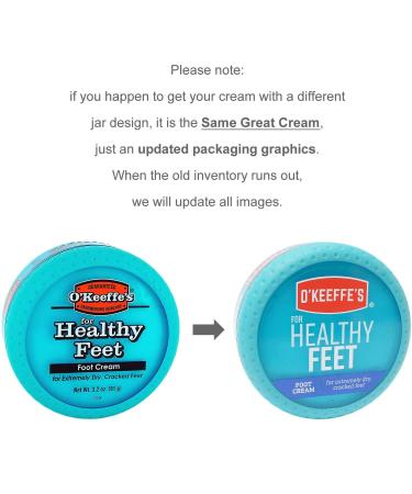 Bodiance Moisturizing Gel Heel Socks 2 Pairs Pink Large + O'keeffe's Healthy Feet Foot Cream Bundle - Buy Online on SooperMarket.com