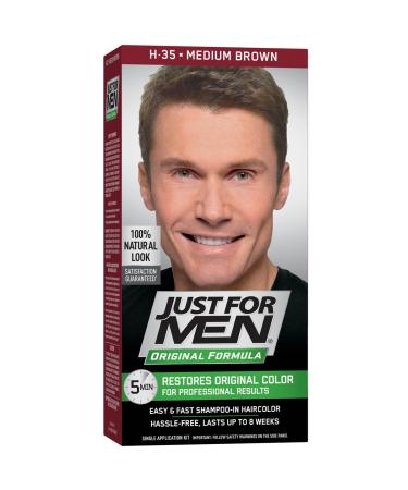JUST FOR MEN Hair Color Medium Brown 35 1 ea