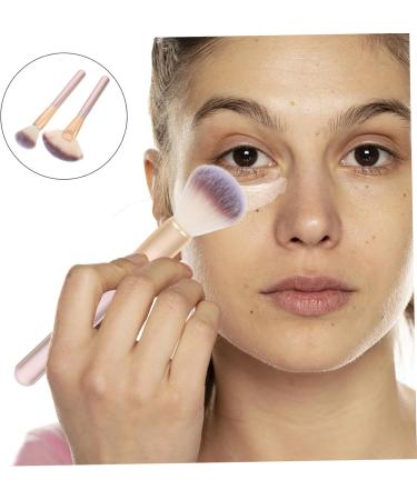 minkissy 3 Sets Makeup Brush Fan Makeup Brush Major Concealer Brush Wooden Handle - Buy Online on SooperMarket.com