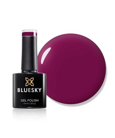 Bluesky Gel Nail Polish Tinted Love 80557 Claret Currant Dark Purple Red Long Lasting Chip Resistant 10 ml (Requires Drying Under UV LED Lamp) Tinted Love 10 ml (Pack of 1)
