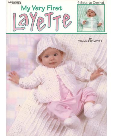 Leisure Arts My Very First Layette Crochet Book