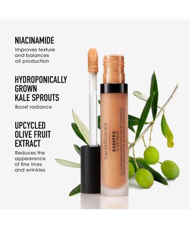 bareMinerals BAREPRO 16HR Natural Matte Concealer SPF 25 - Conceals Dark Spots Blemishes & Dark Circles Vegan Sensitive Skin Medium 300 Neutral - Buy Online on SooperMarket.com