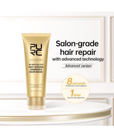 8 Seconds Revitalizing Hair Mask for Hot Dyed & Damaged Hair 8s Revitalizes Hot Dyeing Damaged Hair Mask Keratin Hair Treatment Mask Deep Conditioner 70ml - Buy Online on SooperMarket.com