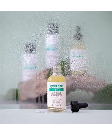 Style Factor Hyfortifia Biotin Shampoo & Conditioner Treatment | Shine Strengthen & Nourish Hair | Made in USA (Hair Scalp Intensive Oil 2 Oz) - Buy Now - Buy Online on SooperMarket.com