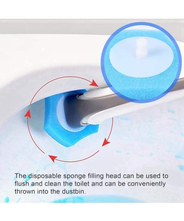 Yheonver Disposable Toilet Cleaning System Disposable Toilet Flushable Refill Brush Flushable Refills - 48 Refills - Buy Online on SooperMarket.com
