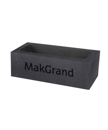 MakGrand 2Kg Graphite Ingot Mold Casting Tool, Mould for Melting Casting Refining Recycling Aluminum Copper Silver Gold, Seven Kinds of Capacity, Smelting Metal (#4-2kg-113ml)