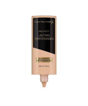 Max Factor Long Lasting Performance Foundation No.105 Soft Beige - 1.1 oz - Buy Online on SooperMarket.com