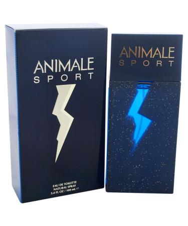 Animale Sport Eau de Toilette Spray for Men 3.4 Ounce