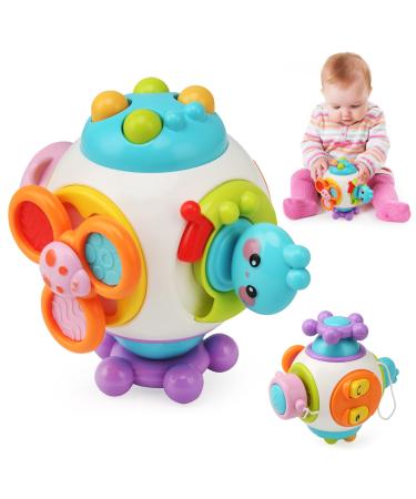 Leadstar Busy Activity Cube baby motor cubes from 1 year girl boy busy cube from 18 months for fine motor skills preschool learning gift activity cube baby montessori toys