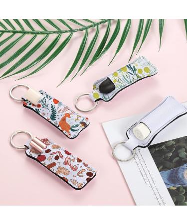Valyria Sublimation Blanks Chapstick & Lipstick Holder Keychains Bulk Pack - White Rectangle (20 Pcs) - Buy Online on SooperMarket.com
