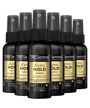 TRESemm Extra Hold Non-Aerosol Hair Spray 2 fl oz each Travel Size (Pack of 6)
