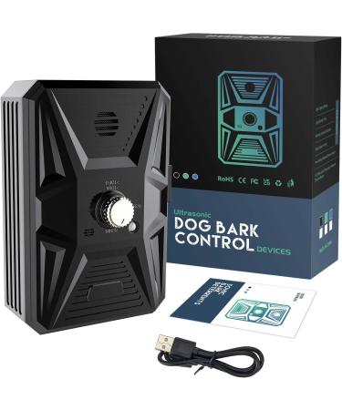 Queenmew Anti Bell Device for Dogs - 3 Modes Ultrasound Bark Control 33ft Range IPX4 Waterproof - Effective Training for Large & Small Dogs Indoors & Outdoors - Buy Online on SooperMarket.com