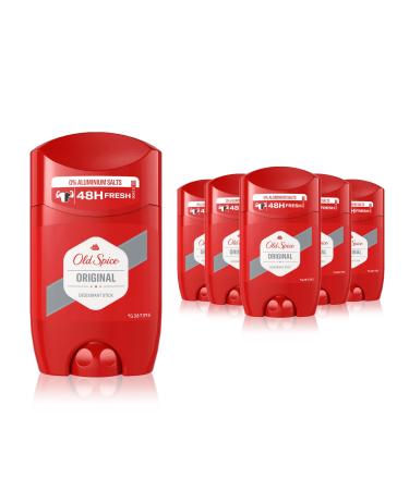 Old Spice Original Deodorant Stick 50 g x 6 Aloe Vera 50 ml (Pack of 1)