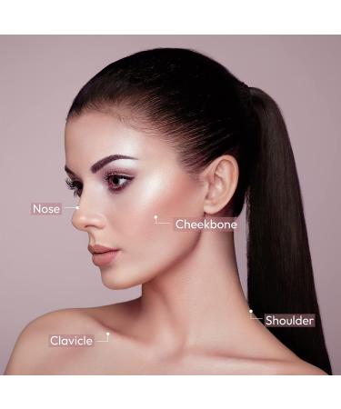 Ruby Kisses 3-in-1 Contour Palette for Oily and Dry Skin - Light - Buy Online on SooperMarket.com