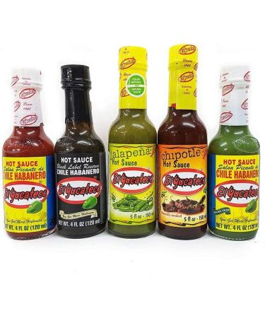 El Yucateco Salsa 5 Bottle Mexican Sauce