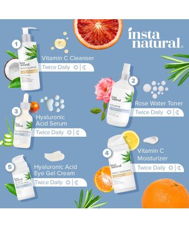InstaNatural Hyaluronic Acid Serum 2 fl oz - Hydrating & Anti-Aging Formula - Buy Online on SooperMarket.com