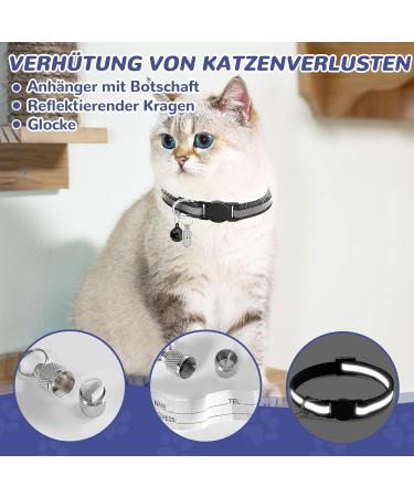 Adjustable Cat Dishes Break-In Set | Soft Inner Lining & Breathable Mesh for Cats & Puppies - Navy Blue (M) | International Shipping Available - Buy Online on SooperMarket.com