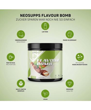 Buy NeoSupps Flavorver I Hazelnut Cream 250g - Low Calorie Delicious & Ideal for Baking | Enhance Your Diet - Buy Online on SooperMarket.com