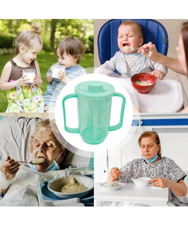 Adult Sippy Cups for Elderly | Spill-Proof Drinking Sippy Cup Clear Scale Drinking Supplies for The Elderly Maternity and Patient Troonz - Buy Online on SooperMarket.com