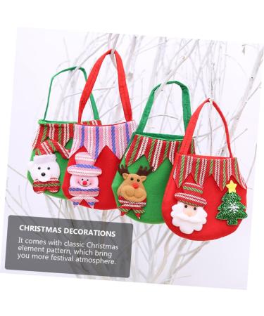 Anneome Santa Pants Treat Bags 3pcs Christmas Bag Candy Bags Cloth Goodie Bags Grocery Bags Xmas Candy Pouch Christmas Bag - Buy Online on SooperMarket.com